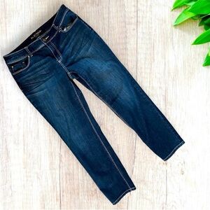 Chico's Dark Blue Ankle Jeans